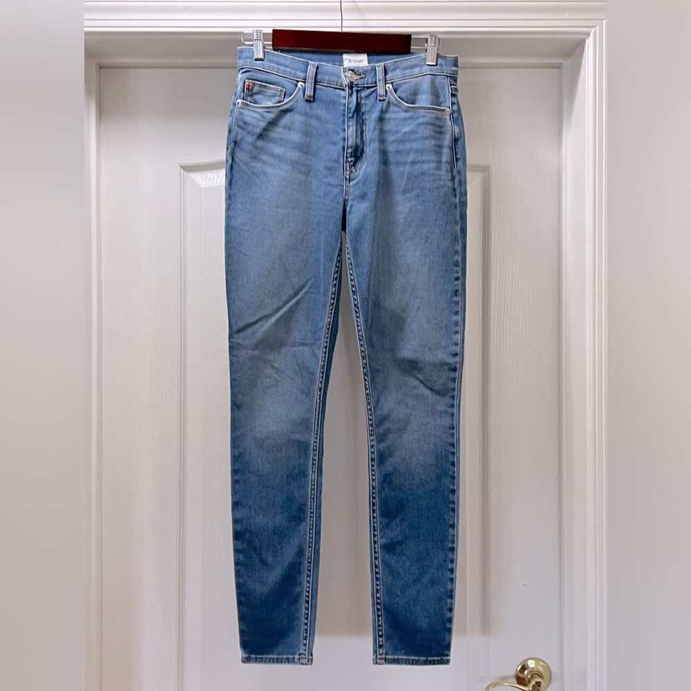 Hudson Jeans Women's Skinny Jeans - Light Blue Wash - Picture 3 of 9
